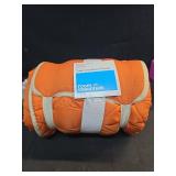 On the Go Collection Quilted Checkered Throw Blanket Orange - Room Essentials - Retail: $30