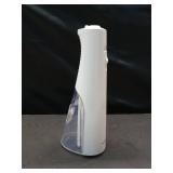 Waterpik Cordless Pulse Rechargeable Portable Water Flosser for Teeth, Gums, Braces Care and Travel with 2 Flossing Tips, Waterproof for Shower, ADA Accepted, WF-20 White, Packaging and Tips May Vary 