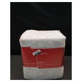 Twin Christmas Flannel Sheet Set Gray Snowflake - Wondershop - Retail: $25