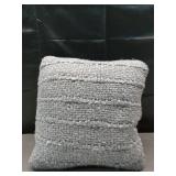 Square Marled Knit Pillow Gray Blue - Threshold - Retail: $30