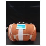 On the Go Collection Quilted Checkered Throw Blanket Orange - Room Essentials - Retail: $30