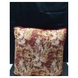 24\"x24\" Abstract Tree Printed Throw Pillow with Gusset Burgundy - Threshold designed with Studio McGee - Retail: $36