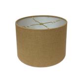 Royal Designs, Inc. HB-610-16BL Shallow Drum Hardback Lamp Shade, 15 x 16 x 10, Burlap - Retail: $55