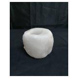 Himalayan Glow Hand Carved Himalayan Salt Candle Holders, Home Decor Item great as a Night light - Retail: $10