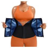 TrainingGirl Waist Trainer for Women Lower Belly Waist Trimmer Corset Tummy Wrap Workout Sweat Belt Band Sports Sauna Suit - Retail: $15