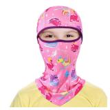 Dinosaurs Kids Balaclava Windproof Ski Face Warmer Neck Warmer for Boys Girls 3-10 Years Cold Weather Snowboarding Cycling Skiing Full Face Mask with Hood Balaclava Outdoor Sports Face Hat