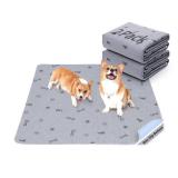 Washable Pee Pads for Dogs, 24x36 Reusable Absorbent Whelping Pads with Non-Slip Waterproof Bone Print - Retail: $21