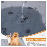 Washable Pee Pads for Dogs, 24x36 Reusable Absorbent Whelping Pads with Non-Slip Waterproof Bone Print - Retail: $21