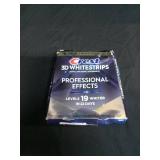 Crest 3D Whitestrips Professional Effects Teeth Whitening Kit, 22 Treatments (20 + 2 Bonus), Each with 1 Upper/1Lower, 44 Strips Crest 3DWhite Teeth Whitening Strips - Retail: $46