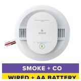 Hardwired Smoke and Carbon Monoxide Detector, Interconnectable and LED Warning Lights 21031529 - Retail: $83