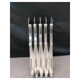 5-Wheel Stainless Steel Pastry Cutter - Expandable Pasta Roller for Noodle, Pizza, Pie Crust, Cookie Divider - Retail: $24