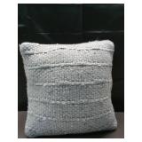 Square Marled Knit Pillow Light Blue - Threshold - Retail: $30