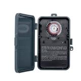 NSi Industries TORK TU40 Indoor/Outdoor 40-Amp Universal Multi-Volt Electromechanical Appliance Timer - Retail $95