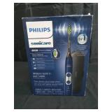 Philips Sonicare ProtectiveClean 6100 Rechargeable Electric Toothbrush, with Pressure Sensor, 3 Cleaning Modes, SmarTimer and QuadPacer, 14-Day Battery Life, Travel Case, Navy Blue, Model HX6871/49 - 