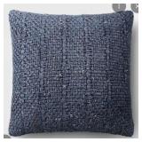 Square Textured Linen Throw Pillow - Retail: $25