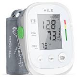 AILE Blood Pressure Monitor, Blood Pressure Machine Upper Arm Large Cuff(8.7\"-16.5\"), High Automatic Blood Pressure Monitors Cuff for Home Use, Manual Arm Bp Monitor, 2 * 99 Memory (White) - Retail: