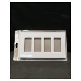 Lutron Claro 4-Gang Wall Plate - Retail: $12
