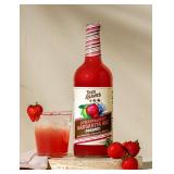 12 pk Tres Agaves Strawberry Margarita Mix 33.8 Oz Bottles