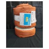 On the Go Collection Quilted Checkered Throw Blanket Orange - Room Essentials - Retail: $30