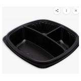 D&W Fine Pack Forum 9\" 3 Compartment Plate