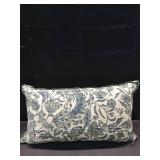 14\"x24\" Jacobean Floral Throw Pillow Green and Blue - Threshold designed with Studio McGee - Retail: $25