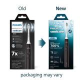 Philips Sonicare 4100 Series Electric Toothbrush - Sonic Toothbrush with Advanced Sonic Technology, Pressure Sensor, Two Intensity Settings, Smartimer & Quadpacer, Black, Model HX3681/24 - Retail: $49