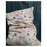 King Euro Heavyweight Linen Blend Throw Decorative Pillow Pressed Floral Print - Casaluna - Retail: $59