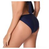 Lanmiya Bikini Bottom Tie Side Swim Bottom Swimsuit(Navy Blue-XL) - Retail: $11