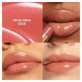 REVLON Super Lustrous Glass Shine Balm, Hydrating Tinted Lip Balm with Hyaluronic Acid, Aloe & Rose Quartz, 003 Honey Shine, 0.11 oz - Retail: $10