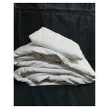 Full Solid Performance 400 Thread Count Sheet Set Sour Cream - Threshold: Cotton Sateen, Includes 4 Pieces, Fits Up to 18\" Mattress - Retail: $35