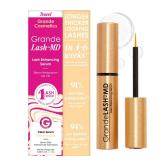 Grande Cosmetics GrandeLASH-MD Lash Enhancing Serum - Peptide & Vitamin Infused Formula for Longer, Thicker, Fuller Looking Lashes - Ophthalmologist Tested, Cruelty-Free, 6 Week Supply (1mL) - Retail: