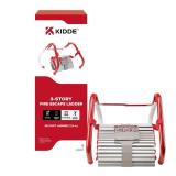 Kidde Fire Escape Ladder, 3-Story Rope Ladder, Extends to 25-Feet, Anti-Slip Rungs - Retail: $85