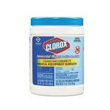 Clorox Healthcare 30577CT Bleach Germicidal Wipes 6 x 5 Unscented 150/Canister