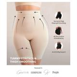 SHAPERMINT Shapewear for Women - High-Waisted Shapewear Tummy Control Shorts, Thigh Slimmer, Underwear for Women Nude - Retail: $21