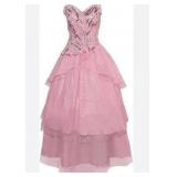 Pink Glinda Princess Ball Gown Small - Retail: $65