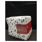 Holiday Tree Print Cotton Sheet Set Flannel Wondershop - Retail: $25