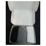 FITRELL 3 Pairs Compression Socks for Women and Men 20-30mmHg- Circulation and Muscle Support Socks for Travel, Running, Nurse, Knee High, Medical Black+White+Grey Small-Medium - Retail: $15