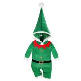 Hifot My First Christmas Baby Girl Boy Romper Newborn Clothes Long Sleeve Jumpsuit + Hat Infant Outfits Set - Retail: $13