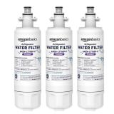 Amazon Basics Replacement LG LT700P Refrigerator Water Filter Cartridge, NSF Certified, Easy Install, Leak-Proof, 3-Pack - Retail: $35