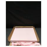 10 Pack Gift Boxes with Ribbon 10x7.5x3.5 Inch - Cardstock Wedding Favor Boxes for Bridesmaid Proposals, Birthday & Holiday Gift Packaging (Pink) - Retail: $15