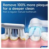 Oral-B iO Series 2 Rechargeable Electric Powered Toothbrush Starter Kit, Forest Green with 2 Brush Heads - Automatic Pressure Sensor to Protect Gums - 3 Modes - 2 Min Timer - Retail: $50