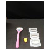 Billie Razors for Women Shave Kit Womens Razor + 4 x 5-Blade Razor Refills + Magnetic Holder Malibu - Retail: $15