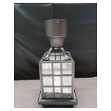 Kemeco ST4329Q-A Solar Post Light Squared Frame Exterior Waterproof Led Fixture for Outdoor Garden Street Post Pole Yard Driveway Walkway Entryways (Flat Roof) - Retail: $59