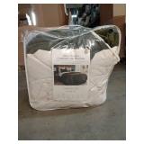 12pc Queen Micro Texture Comforter & Sheet Bedding Set Dark Green - Threshold Polyester, OEKO-TEX Certified, Woven - Retail: $119