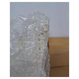 SUNNYPARK Metal Christmas Tree Collar Decoration, 23.5 Inches Diameter Indoor Outdoor Cream Tree Collar for Artificial Trees Christm