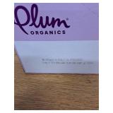 Best by February 5th 2026 Plum Organics Stage 2 Organic Baby Food - Peach, Banana, and Apricot - 4 oz Pouch (Pack of 12) - Organic Fruit and Vegetable Baby Food Pouch