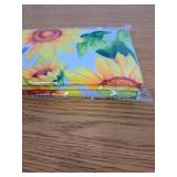 Worltoldb Sunflower Kitchen Curtains Cafe Curtains for Bathroom Dining Room Living Room Pocket Window Drapes 2 Panels Set 28\"x36\"