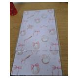 SaringSwoon Baseball Wrapping Paper for Kids Girls - Pink Bow Sports Gift Wrap With Bats, Balls, Bows and Stars for Birthday, Baby Shower Graduation - 28x40 Inches, 8 sheets