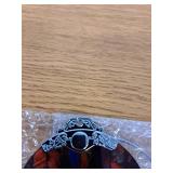 3\" Stained Glass Christmas Decoration, Christmas Ornaments, Heirloom Keepsake, Gift Exchange, Gift Idea, Bauble Present - African Mask