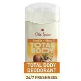 Old Spice Whole Body Deodorant for Men  Aluminum Free Vanilla + Shea Butter Anti-chafe Stick 3oz
